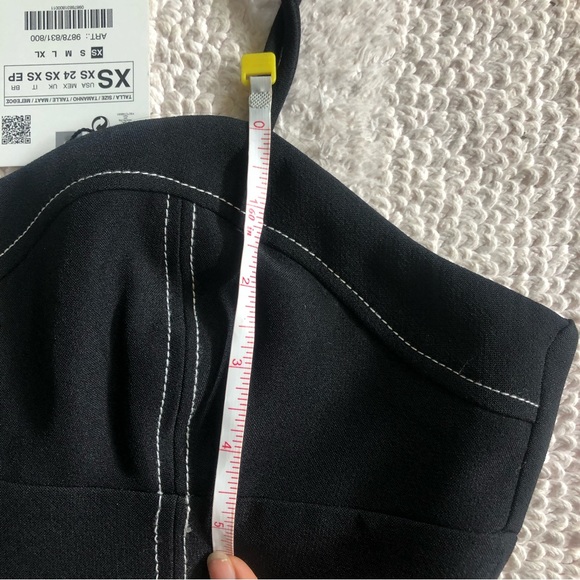 ZARA TOPSTITCHING DRESS - Picture 11 of 16